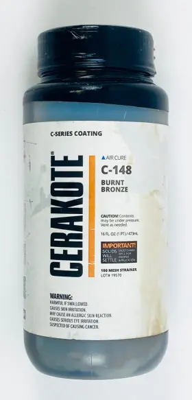 C-148 Cerakote C-series Air Cure Ceramic Coating Burnt Bronze 16 Oz