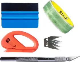 K112 Cngzsy 5m Design Line Vinyl Wrap Knifeless Tape Red Silver Blue Yellow Green