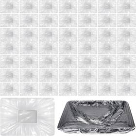 Coitek Xq-50p 50-pack 18-inch Disposable Paint Tray Liners Plastic Pan White