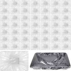 Xq-50p Coitek 50-pack 18-inch Disposable Paint Tray Liners Plastic Pan White