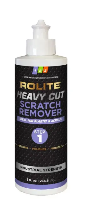 Rhcsr8z Company Heavy Cut Scratch Remover 8 Fl. Oz. For Plastic And Acrylic Surfaces In
