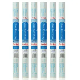 Con-tact Brand 194629085460 Self-adhesive Covering Clear 18 Inch X 9 Ft 6 Rolls