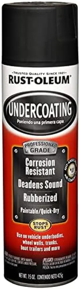 Corp 445028413433 Rubberized Undercoating Spray Black 15-oz