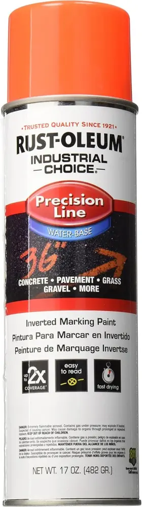 203037 Corporation 313100769792 M1800 Fluorescent Red-orange Gloss 17 Oz. Spray 1 Pound Pac