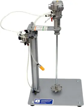 M0705-alp1-sus20-g10 Cosmostar 5 Gallon Automatic Air Lifting Plate Mount Pneumatic Pail Agitator Pai