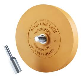 Cowboybob Hj444 Decal Remover Eraser Wheel Rubber 1 Pack Solid Yellow