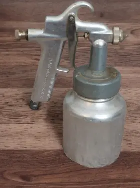 283.155830 Craftsman Sears Vintage Aluminum Spray Paint Gun Canister Clean