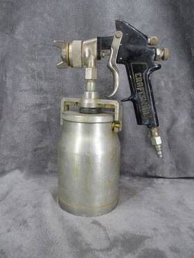 Craftsman 919.155350 Air Compressor Gravity Feed Spray Metal Cup Paint Sprayer