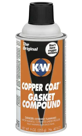 401612 Crc K&w Copper Coat Aerosol - 9 Wt Oz High Tack Sealant For Metallic Hard Su