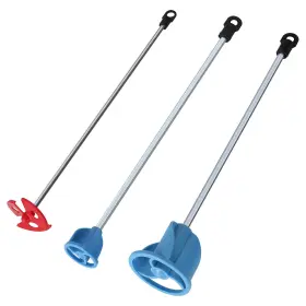 Ctopogo 792276329038 Pack Of 3 Paint Epoxy Resin Mud& Ceramic Glaze Mixer Paddle Blades - Power