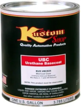 Custom Shop 844825030725 Mid-coat Clear For Flake/pearl Intercoat Auto Paint Gallon