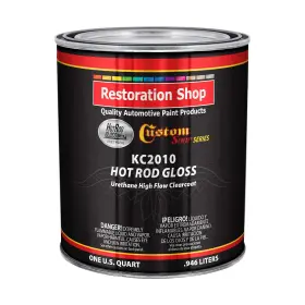 Custom Shop 848849079586 Hot Rod Gloss Urethane High Flow Clearcoat - Quart Only