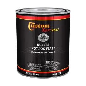 Custom Shop 848849079623 Hot Rod Flatz Urethane High Flow Satin Low Gloss Clearcoat - Quar