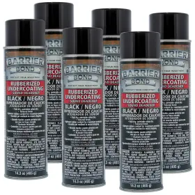 Custom Shop 848849080704 Barrier Bond - Rubberized Undercoating Sound Deadener 14.3oz Black Spray Un