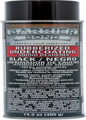 Uc32-sp Custom Shop Barrier Bond Black Rubberized Undercoating Sound Deadener - 14.3 Fl. Ounce Spray