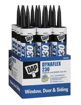 Dap 070798182813 Dynaflex 230 10.1oz.black Premium Exterior/interior Window Door And Trim Sealant