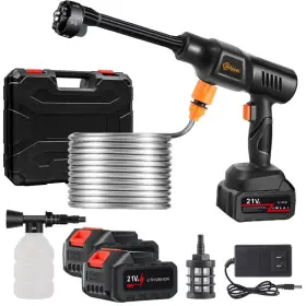 Jh-11 Dchyyds Portable Cordless Pressure Washer 40000 Mah Battery Powered Black