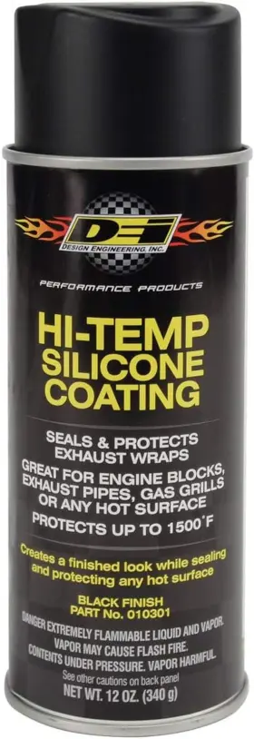 010301 Design Engineering 726084682290 High-temperature Silicone Coating Spray-black 12 Ounce