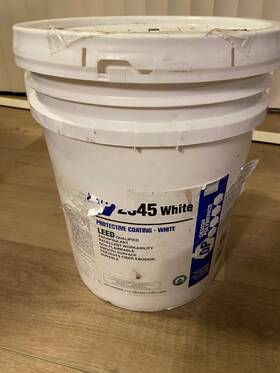 Design Polymerics 50640 2545 Fiberglass Protective White Coating/encapsulant 5 Gl