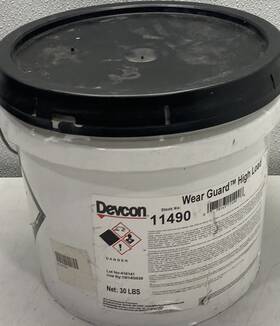 Devcon 11490 Wear Guard White Ceramic Epoxy Putty 30 Lb Pail