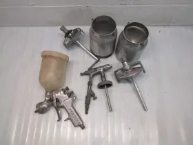 Gfg-503 Devilbiss 658701003051 Ega-502 Touch Up Detail Jamb Spray Gun Air Parts Lot As Is