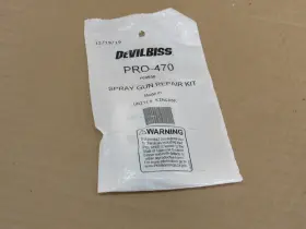 703536 Devilbiss Pro-47 Repair Kit Spray Gun Rebuild Pro 470