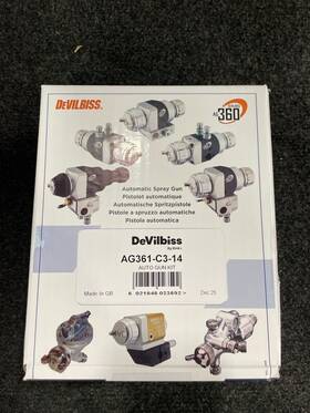 Devilbiss By Binks Ag361-c3-14 Automatic Spray Gun Kit