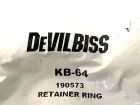 Devilbiss Devilbiss Auto Refinish 190573 Kb Ii Pressure Cup Retaining Lid Brand New