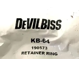 190573 Devilbiss Auto Refinish Kb Ii Pressure Cup Retaining Lid Brand New