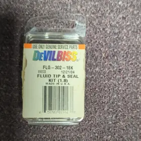 Flg-302-18k Devilbiss Fluid Tip 1.8 Metal For Spray Gun No Seal Nos