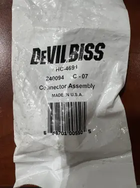 Hc-4691 Devilbiss Connector Assembly
