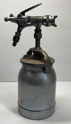 Jga-502 Devilbiss Jga502 Spray Gun Type With Binks Canister Made In Usa Vintage