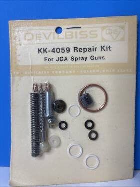 Devilbiss Kk-4059 Jga Spray Gun Repair Kit Oem Genuine New Old Stock In Package