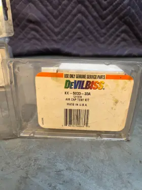 Kk-5033-33a Devilbiss Air Cap Test Kit Nib Paint Sprayer Spraying