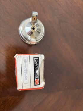 Devilbiss Mb-4039-69 Genuine Air Cap With Retaining Ring Nos