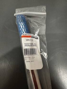 Devilbiss Qms-9-1 Fluid Tube 316 Stainless Steel