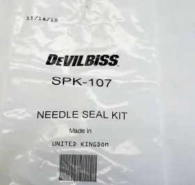 Spk-107 Devilbiss Compact-x Automatic Spray Gun Needle Seal Kit Free Shipp B2b3