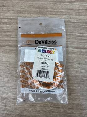 Devilbiss Tgs-4-k5 190512 Gasket Kit Tgs Cup