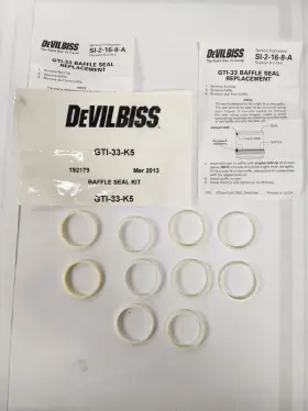 Gti33k5 Devillbiss Devilbiss Baffle Seal 2 Kits Of 5 10 Pieces
