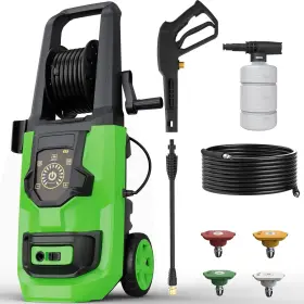G1520-gr2 Dgivovo Pressure Washer 5000psi 3.2gpm Adjustable Touch Screen With 55ft Total Green