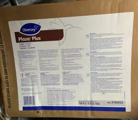 5104933 Diversey Plaza Plus Floor Finish 5 Gal. 45 M Inch Dry High Gloss