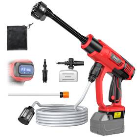 Diytoolifz Qxjz021m0a1 Cordless Pressure Washer Red-compatible With Milwaukee 18v