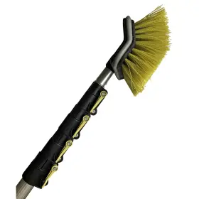 Hardbrush01 Docazoo Dp30 7-30 Foot 36 Ft Reach Extension Pole And 11 Inch Hard Bristle Brush
