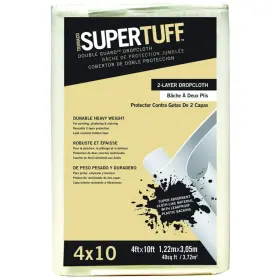 02602 Double Guard Trimaco Drop Cloths Heavy Duty 4ft By 10ft