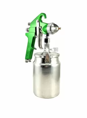 Dp Dynamic Power 695924531664 Hvlp Siphon Feed Spray Gun 1000cc Non-drip Paint Cup With Nozzle Tip Size 1.4