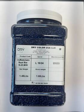 Drycolor 15.32.0019 Drymasterbatch Lldpe Royal Blue