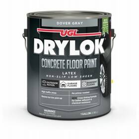 Drylok 832779 2 Pack - Concrete Floor Paint Non-slip Dover Gray Gallon