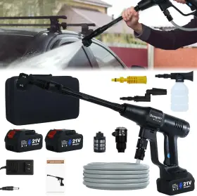 Pw008 Duoguto 1450 Psi Cordless Pressure Washer Battery Operated Powered Power Black