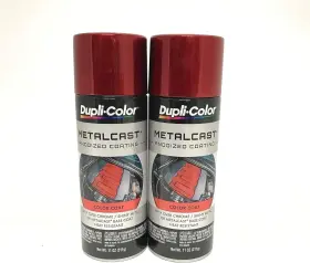 Mc200-2 Duplicolor Dupli-color Mc200 Red Metal Cast Anodized Color - 11 Oz.- 2 Pack Ounces