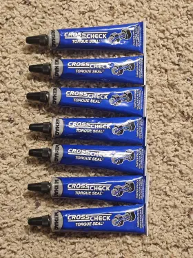 83318-blue Dykem Lot Of 7 Cross Check 83318 Blue Tamper Proof Mark Seal